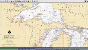 Great Lakes raster chart. Click.