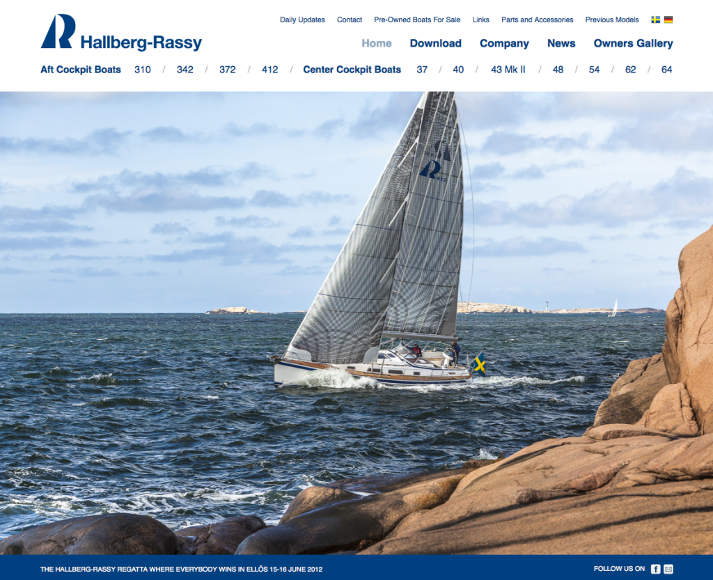 Hallberg-Rassy Home Page